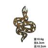 Nuevo par de flores de animales grandes parche de tela bordado de serpiente Parche accesorios para ropa bolsa sombrero joyería al por mayor