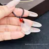 Colgante Pequeño de Calcedonia Zorro de Hielo de Alta Calidad Accesorios Piezas Naturales para Collares y Pulseras Accesorios DIY Directo del Fabricante