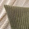 Funda de almohada de pana de rayas finas nueva y de gran venta en Amazon transfronterizo, cojín para coche de color liso, respaldo de cama, sala de estar