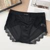 Ropa Interior Sexy de Encaje para Mujer, Alta Elasticidad, Transpirable, Entrepierna Antibacteriana, Sin Costuras, No Pellizca, Shorts Triángulo con Entrepierna Antibacteriana