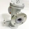 Filtro Azul Revestido de Flúor Resistente a Ácido e Álcali DN50 PN16 Flange Meio Corrosivo Adequado para Tubulação Química de Petróleo