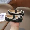 Zapatos de Salón Individuales para Niñas Estilo Nuevo Primavera y Otoño 2025 Zapatos de Cuero Pequeños Suaves para Niños sin Cordones Estilo Coreano Zapatos de Princesa para Niños Medianos y Grandes Modernos