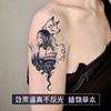 Adesivo de tatuagem de ervas à prova d'água para homens e mulheres, padrão duradouro, sexy, tatuagem de alta qualidade, gueixa, flor, braço, simulação, semipermanente