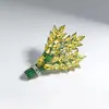 Broche de Lavanda, Nuevo Estilo de Alta Gama para Mujer, Elegante Corsage de Cristal, Diseño de Nicho de Lujo Ligero, Accesorios de Pines Únicos al por Mayor