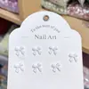 Nueva Joyería para Uñas de Resina, Lentejuelas, Moño, Joyas para Uñas DIY, Pendientes, Funda de Teléfono Móvil, Accesorios de Uñas Portátiles