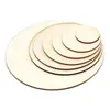Rodajas de madera redondas tablas de madera tableros artificiales tablas de madera pequeñas tableros compuestos tableros de madera delgados materiales para maquetas de mesa de arena rodajas de madera redondas de 3 mm