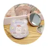 Mini espejo cosmético portátil para mujer, pequeño, bonito, portátil, plegable, para dormitorio de estudiantes, espejo de mano de doble cara
