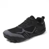 Zapatos de Cuatro Estaciones de Ajuste Amplio con Suelas Suaves, Zapatos de Tejido Fly-Knit de Ajuste Amplio para Pies Descalzos, Zapatos Deportivos para Hombre para Ocio al Aire Libre, Ciclismo, Senderismo y Montañismo