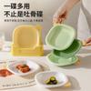 Pratinho para Lanche de Frutas de Qualidade Alimentar e Frutas Secas para Uso Doméstico, Bandeja para Descarte de Ossos para Mesa de Jantar Doméstica