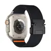 Correa de nailon elástico con hebilla de paracaídas para Apple Watch 10 Ultra2 de serie completa.