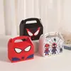 Bolsa de Papel de Spiderman Lista para Usar del Fabricante, Bolso con Divertido Personaje de Dibujos Animados Impreso, Regalo para Niños, Exquisita Bolsa de Papel Kraft