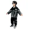 Conjunto de Roupa de Outono para Meninos, Novo Estilo Primavera-Outono 2026, Moderno e na Moda para Crianças Maiores, Estiloso e Descolado para Meninos no Outono