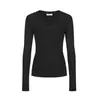 Al por mayor transfronterizo Otoño e Invierno Chica Picante Deseo Puro Ajustado Cálido Temperamento Cuello en V Interior Manga Larga Camiseta Mujer Delgada Base Superior