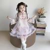 Vestido de Otoño Nuevo Estilo Chino para Niñas Dinastía Han, Vestido de Princesa de Moda, Vestido Nuevo Estilo Chino para Bebé, Vestido de Otoño