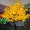 Luz LED para árvores com folhas de ginkgo, luz para paisagens, luz LED luminosa para árvores, luz LED para árvores de bordo, luz de simulação de árvore