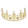 Joyería para Novia Coreana Corona para Niños Corona de Pastel de Perlas Destacadas Repostería Tocado Decorativo