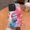 Logo de Equipo de Fútbol es Adecuado para Funda Protectora Apple 17Promax iPhone16 Anticaídas Funda Suave 15 11 14 13