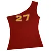 Camisola Sexy Retro de Remaches con Estampado de Letras para Mujer, Top Exterior Dulce y Picante de Corte Ajustado