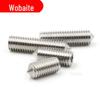 304 parafuso sem cabeça M3M4 do fio superior da máquina m de aço inoxidável * 3x4x5x6x8x10x12x16x20x3035