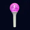 Luz de Mano de Diamante Controlada por App Bluetooth para Conciertos con 15 Colores, Luz de Mano de Acrílico Brillante, Palo de Soporte de Ventilador Prop