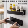 Estante de Almacenamiento Magnético Multifuncional de Pared para Uso Doméstico, No Requiere Taladrar, Adecuado para Almacenamiento en Dormitorio, Refrigerador, Cocina y Cuarto de Servicio
