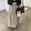 Fotos reales de la nueva colección otoño 2026: Pantalones casuales de mujer Dongdaemun coreanos, texturizados, largo 8/10, pierna ancha, corte recto