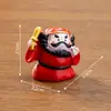 Paisagem em Miniatura Desenho Animado Fofo Estatueta Zhong Kui Acessórios de Decoração DIY Mini Carro Enfeites de Mesa