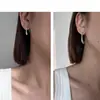 Brincos de Gancho de Ouro Banhado em Latão Estilo Minimalista Gota d'Água Exquisitos Design de Nicho de Alta Qualidade Europeus e Americanos Transfronteiriços