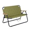Celebridad de internet al aire libre portátil plegable tela Oxford doble silla Kermit silla de playa respaldo con veta de madera silla plegable venta al por mayor