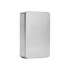 Caja rectangular grande de hojalata en stock, Caja de almacenamiento rectangular grande de hojalata engrosada, Caja rectangular grande de hojalata