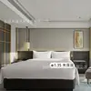 Mobiliario Hotel Hilton Doubletree Habitación Estándar Juego Completo Mesita de Noche Personalizada Mobiliario Habitación de Hotel Renovación