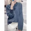 Suéter de malha de cashmere puro com gola alta e espessura para mulheres, outono e inverno, suéter pullover casual folgado, blusa básica de cashmere