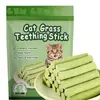 Palitos de hierba gatera transfronterizos snacks para mascotas para eliminar bolas de pelo, eliminación suave de pelo, bolsa instantánea para gatos, empaque en inglés, palitos de hierba gatera extranjeros