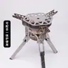 Suporte para Fogareiro Portátil, Almofada Isolante Térmica Anti-Queimadura, Tapete de Panela de Aço Inoxidável, Estabilizador de Rack para Fogão, Suporte Antiderrapante para Fogão a Gás