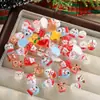 Joyería para Uñas Navideña Transparente Hielo Muñeco de Nieve Lindo Reno Campana Resina Diamante de Uña Decoración Mixta Venta al Por Mayor