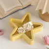 Molde de Resina Epóxi para Macacão DIY Bandeja de Armazenamento de Cimento e Gesso Bandeja de Estrela de Cinco Pontas Molde de Silicone Pronto para Venda