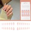 Uñas Largas Puntiagudas Piezas Taladro de Punta Almendra Armadura Color Carne Armadura de Uña Parche de Uña Usable Uña Postiza Europea y Americana Productos Terminados