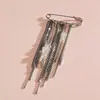 Broche de Clip de Papel con Borla de Piedra Cadena Transfronteriza Europeo y Americano, Estilo Dulce-Cool de Moda, Accesorio de Moda de Alta Gama para Mujeres