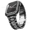 Nueva correa de metal para Apple aplicable para las generaciones 1-8/Ultra Classic Diamond Set iWatch 8.ª generación. Correa universal para Apple.