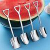 Pala Cuchara Transfronteriza Acero Inoxidable Hogar Retro Alta Gama Postre Comer Sandía Cuchara Linda Pala Cuchara Entrega