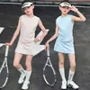 Traje Deportivo de Verano para Niñas 2026 Nueva Moda Casual Chaleco y Falda Corta Atuendo de Tenis de Verano para Niños Mayores