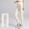 Pantalones de yoga Lulu de cintura alta, levanta glúteos y control de abdomen para mujer, adecuados para correr y entrenamientos, con un diseño de cadera en forma de durazno, y disponibles en un diseño de longitud tres cuartos estilo tiburón