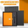 Caixa de Presente com Conjunto de Cadernos A5 com Logotipo Personalizado, Presente Corporativo de Alta Qualidade, Livro de Registro da Cultura do Escritório Corporativo