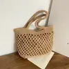 Bolso de Verano para Mujer, Gran Capacidad, Bolso de Paja para Vacaciones en la Playa, Bolso de Hombro para Mujer, Estilo Caliente 2026, Diseño de Nicho, Sensación de Alta Gama
