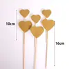 Inserto de bolo estrela grande e pequena, cartão de inserção, decoração de bolo de aniversário dourada e prateada, formato de coração, estrela de cinco pontas, pacote com 6