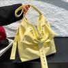 Bolso de Axila Estilo Coreano Transfronterizo Nuevo Verano 2026 Bolso para Mujer Bolso de Mano con Lazo Bolso de Hombro de Moda Bolso Cruzado con Tachuelas