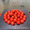 Cuentas de Laca Roja China de Alta Calidad, Accesorios Versátiles para Pulseras DIY, Cuentas Espaciadoras, Colgantes de Cuerda Trenzada, Accesorios Creativos
