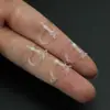 Pendientes de Resina Transparente Sin Perforaciones, Accesorios para Pendientes, Convertidores de Clip para Oreja en Forma de U Invisibles, Pendientes para Niños al por Mayor