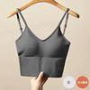 Camisola de mujer con almohadilla para el pecho para ropa exterior de verano. Sujetador tipo chaleco con espalda descubierta, ropa interior de una pieza.