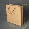 Bolsa tote de papel kraft espessado para chá, bolsa externa para embalagem de bolo de chá Pu'er, bolsa de mão, bolsa tote para presente